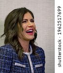 Small photo of South Dakota Governor Kristi Noem is interviewed for local television show “Be Courageous” hosted by Tony Barton and Terry Rogers on the Watch Kansas network