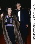 Small photo of Washington DC. USA, 5th December, 1993 Connie Chung and her husband Maury Povich arrive at the Kennedy Center Honors.