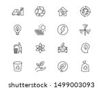 alternative energy sources... | Shutterstock .eps vector #1499003093