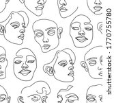 seamless pattern with human... | Shutterstock .eps vector #1770755780