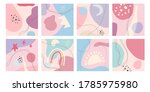 big set of eight abstract... | Shutterstock .eps vector #1785975980