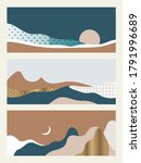 set of abstract landscapes.... | Shutterstock .eps vector #1791996689