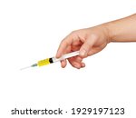 human male hand of doctor or... | Shutterstock . vector #1929197123