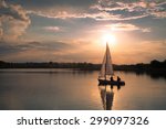 Sailing In Sunset