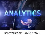 Businessman Use Smartphone And Selecting Analytics, Touch Screen. Virtual Icon. Graphs Interface. Business concept. Internet concept. Digital Interfaces