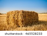 Bale Of Hay. Agriculture Farm...