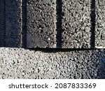 Close Up Of Porous Concrete...