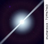 neutron star makes radiation... | Shutterstock .eps vector #719967463
