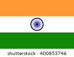 stock vector flag of india  ... | Shutterstock .eps vector #400853746