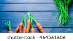fresh carrots | Shutterstock . vector #464561606