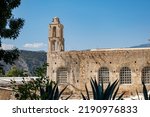 Demre, Antalya Turkey - July 2022: St. Nicholas Church in Demre. 