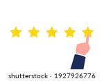 customer review concept. good... | Shutterstock .eps vector #1927926776