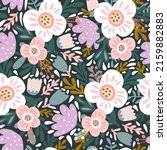 seamless floral pattern with... | Shutterstock .eps vector #2159882883