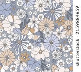 floral seamless pattern in... | Shutterstock .eps vector #2159884659