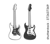 guitar vector illustration | Shutterstock .eps vector #372637369