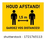 bilingual dutch   french... | Shutterstock .eps vector #1721765113