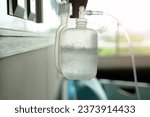 Small photo of water bottle for humidification Equipment in the oxygen gauge set It is suitable to administer nasal cannula oxygen to patients whose hypoxia is usually mild and mild.