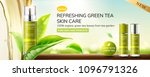 refreshing green tea skin care... | Shutterstock .eps vector #1096791326