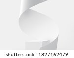 3d pedestal podium with white... | Shutterstock .eps vector #1827162479