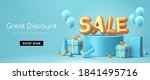 great discount sale banner... | Shutterstock .eps vector #1841495716