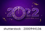 2022 happy new year's eve... | Shutterstock .eps vector #2000944136