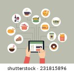 food background   food blogging ... | Shutterstock .eps vector #231815896