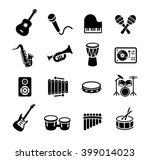 collection of musical... | Shutterstock .eps vector #399014023