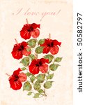 Vintage Greeting Card With...