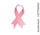 silky pink ribbon for the... | Shutterstock .eps vector #1527536963