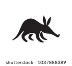 aardvark black silhouette