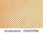 orange perforated leather | Shutterstock . vector #353652986