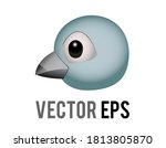 the isolated vector head of... | Shutterstock .eps vector #1813805870