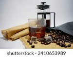 Small photo of Subject: Cold brew Predicate: is a perfect way to cool down on a hot day. Object: Coffee beans Adjective: Dark roasted