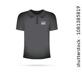  a black t shirt | Shutterstock .eps vector #1081385819