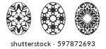 easter eggs | Shutterstock .eps vector #597872693