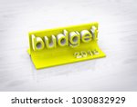 budget 2018. 3d illustration | Shutterstock . vector #1030832929