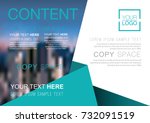 presentation layout design... | Shutterstock .eps vector #732091519