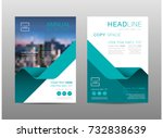 annual report brochure layout... | Shutterstock .eps vector #732838639
