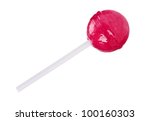 Sweet candy - lollipop isolated on white background