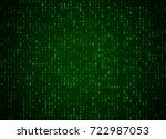 Vector Binary Code Green...