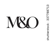 m o initial logo. ampersand... | Shutterstock .eps vector #337788713