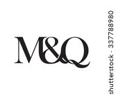 m q initial logo. ampersand... | Shutterstock .eps vector #337788980