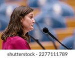 Small photo of THE HAGUE, NETHERLANDS - JANUARY 24: Suzanne Kroger of GroenLinks during the Question Time at the Dutch Tweede Kamer parliament on January 24, 2023 in The Hague