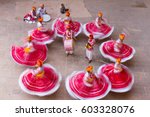 Small photo of A group of performers were performing in traditional during a famous traditional Festival named Marwar Festival in India.