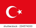 turkey flag | Shutterstock .eps vector #234574333