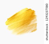 gold brush paint stroke... | Shutterstock .eps vector #1293237580
