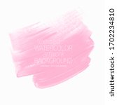 pink watercolor background.... | Shutterstock .eps vector #1702234810