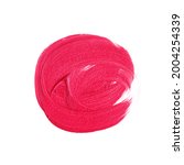art pink logo circle brush... | Shutterstock . vector #2004254339