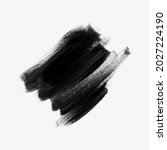 logo black brush stroke paint... | Shutterstock .eps vector #2027224190