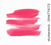 pink abstract art stroke... | Shutterstock .eps vector #2046774173